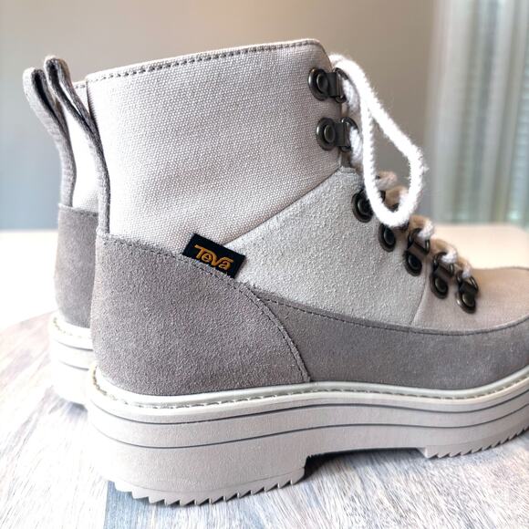 Teva Midform Patchwork Neutral Multi Women's Boots US Size 6.5 - Picture 7 of 11